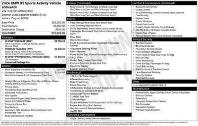 2024 BMW X5 sDrive40i