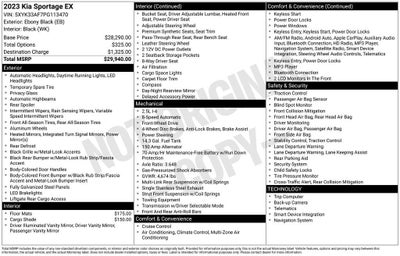 2023 Kia Sportage EX