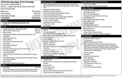2023 Kia Sportage X-Pro Prestige