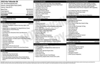 2022 Kia Telluride SX