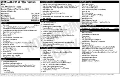 2024 Mazda Mazda CX-90 PHEV Premium Plus