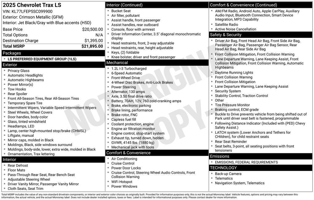 2025 Chevrolet Trax LS