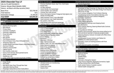 2025 Chevrolet Trax LT