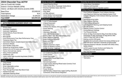 2024 Chevrolet Trax ACTIV