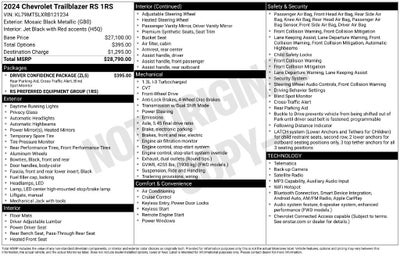 2024 Chevrolet Trailblazer RS