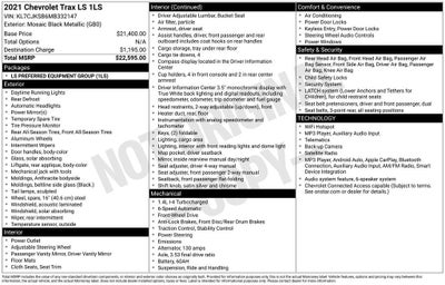 2021 Chevrolet Trax LS