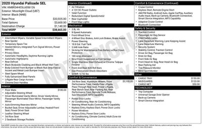 2020 Hyundai Palisade SEL