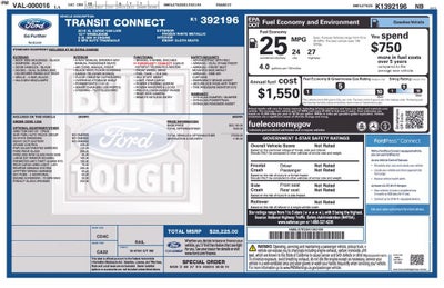 2019 Ford Transit Connect Van XL