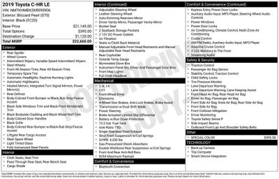 2019 Toyota C-HR XLE