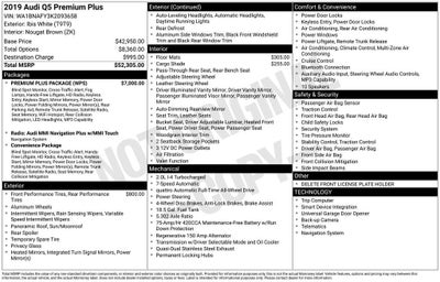 2019 Audi Q5 Premium Plus