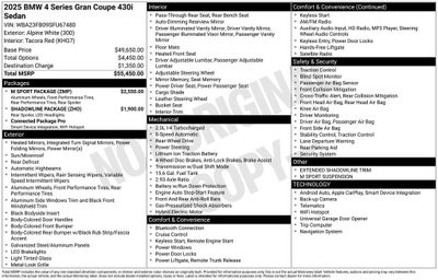 2025 BMW 4 Series 430i