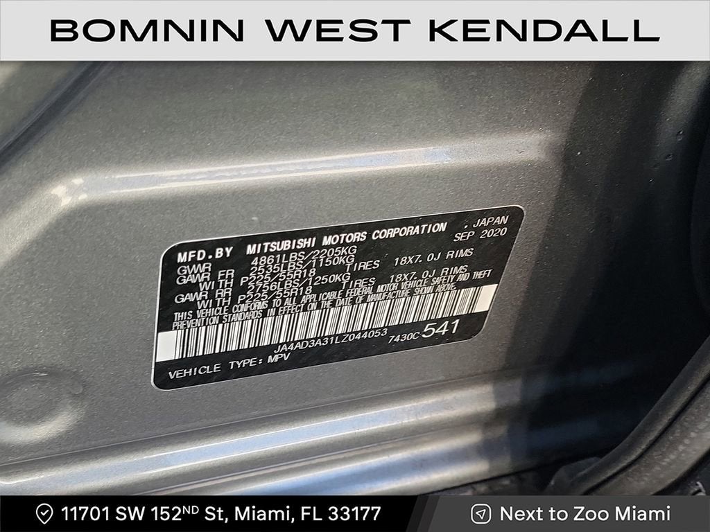 2020 Mitsubishi Outlander SE