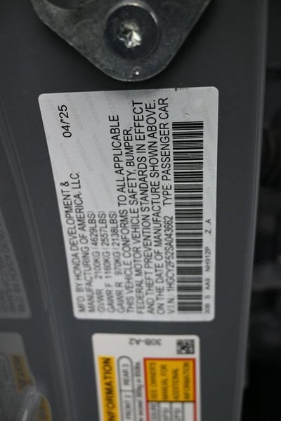 2025 Honda Accord Hybrid Sport
