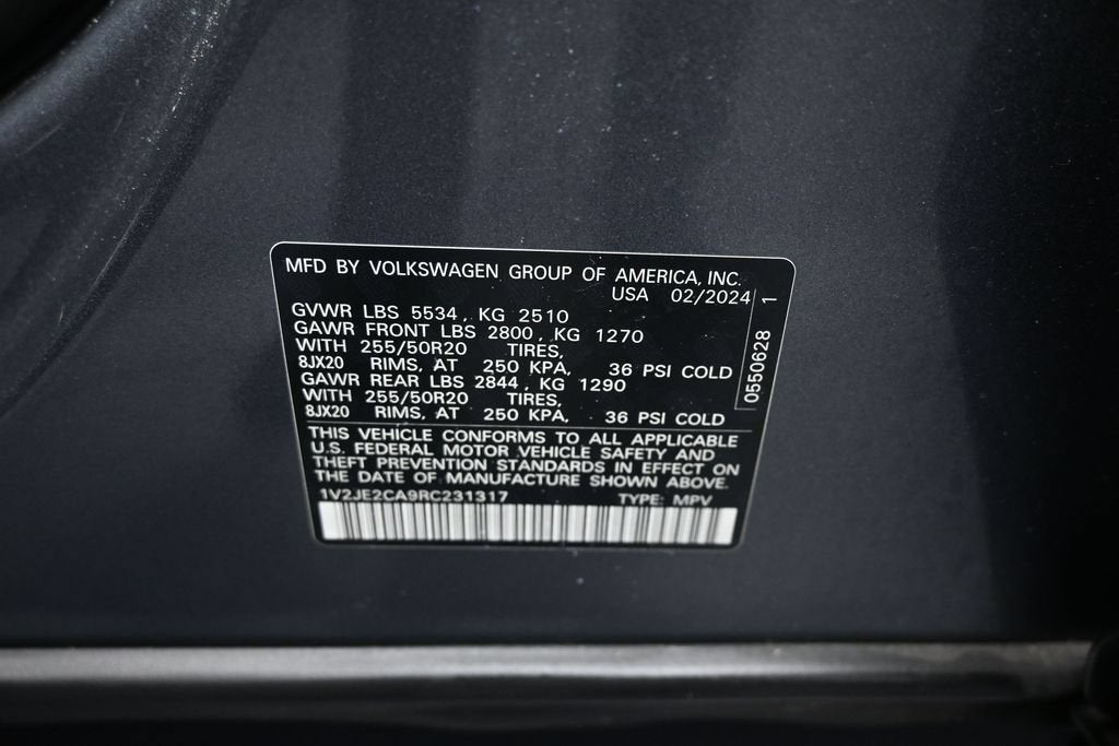 2024 Volkswagen Atlas Cross Sport 2.0T SE w/Technology