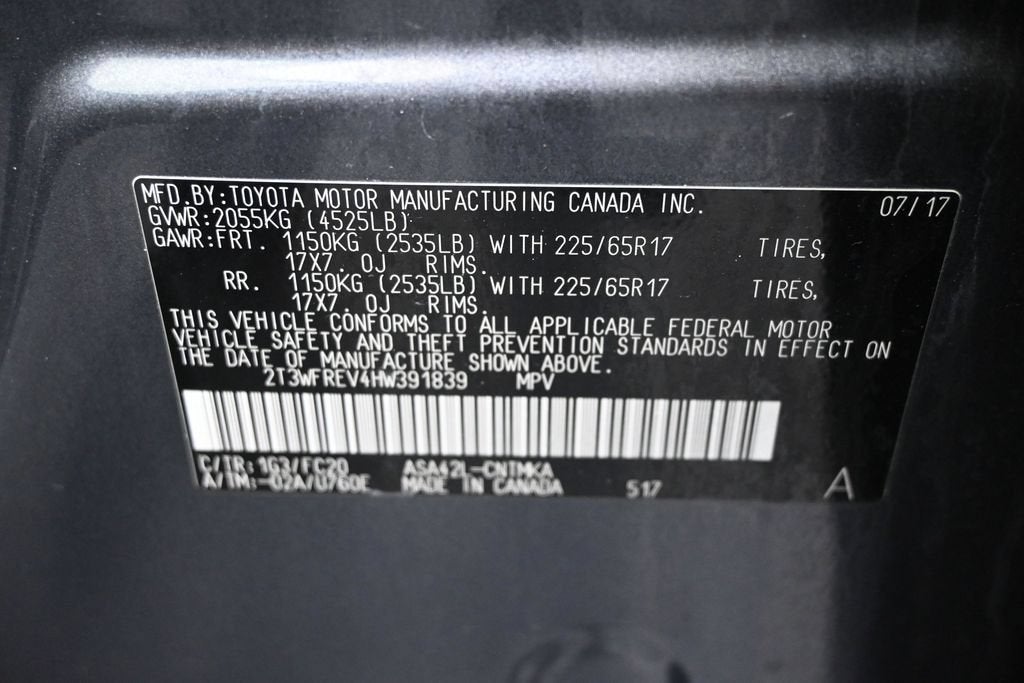 2017 Toyota RAV4 XLE