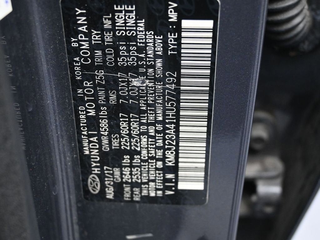 2017 Hyundai Tucson SE