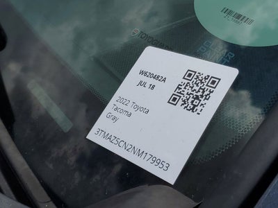 2022 Toyota Tacoma SR5 V6