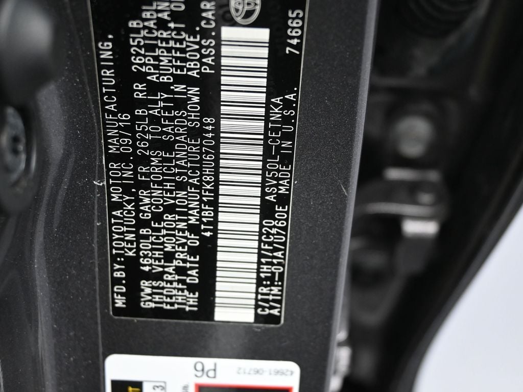 2017 Toyota Camry LE