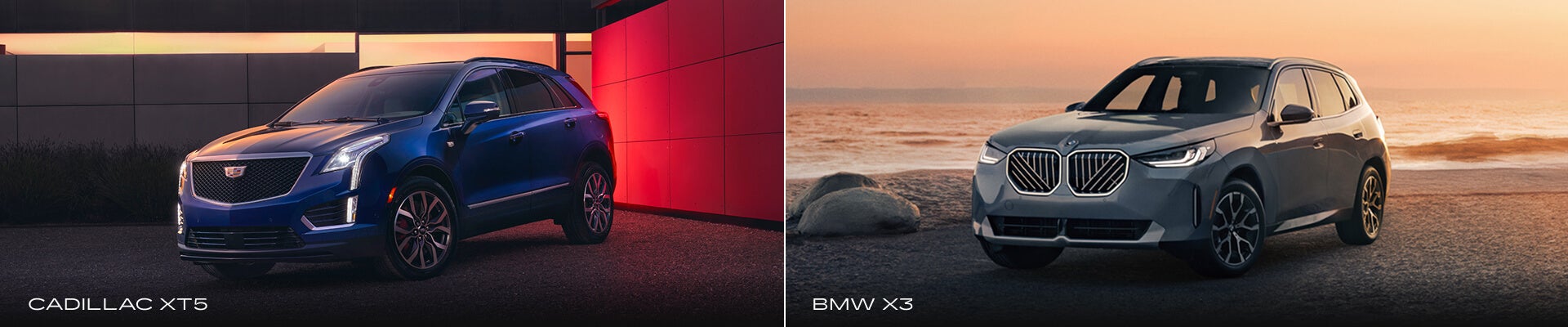2025 Cadillac XT5 Vs. 2025 BMW X3 Comparison