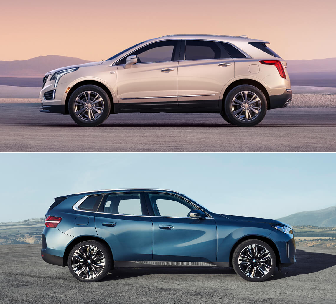 Cadillac XT5 Dimensions vs. BMW X3 Dimensions