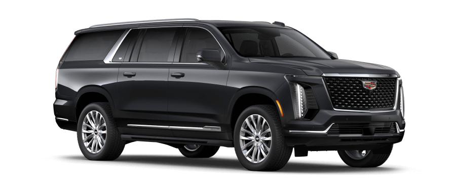 2025 Cadillac Escalade Luxury shown in Black Raven