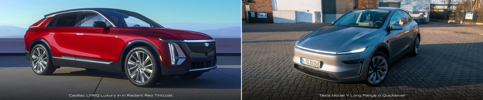 2025 Cadillac LYRIQ Vs. 2025 Tesla Model Y Comparison
